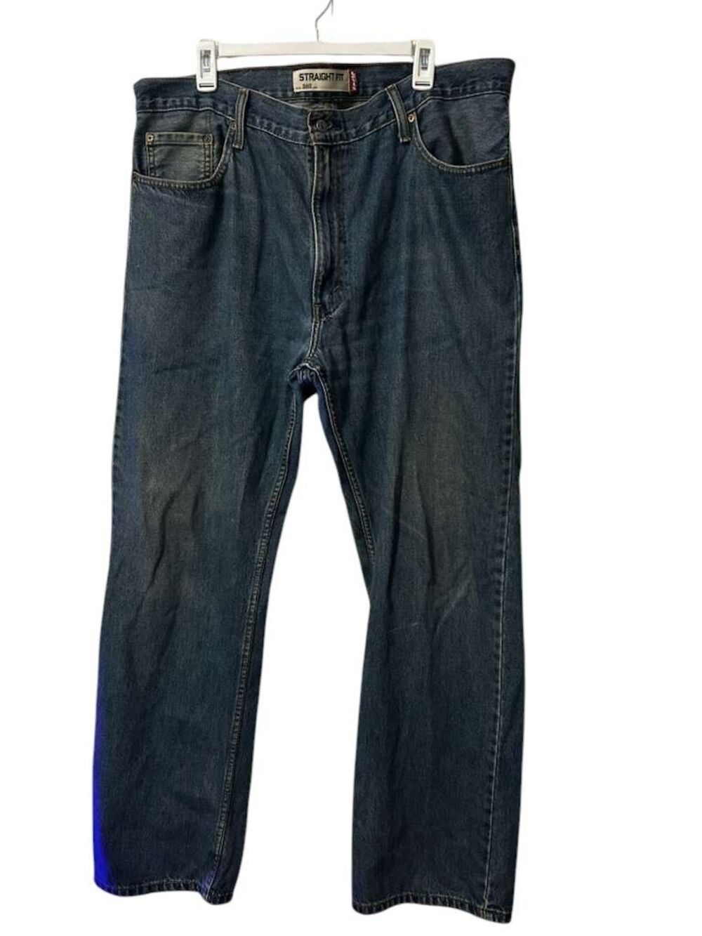 Levis's 505 Straight Fit Jeans Men's Size 40 x 32 Denim Medium Wash